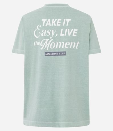 Remera Oversized Deportiva en Algodón con Lettering 6