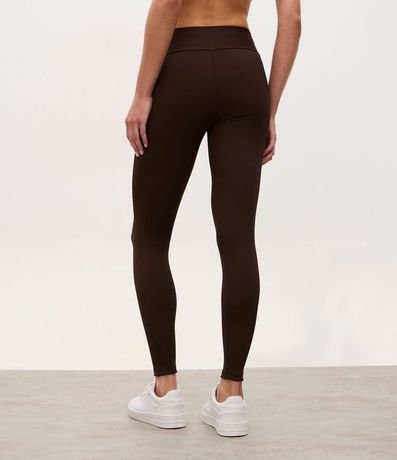 Pantalón Legging Acanalada en Microfibra 4