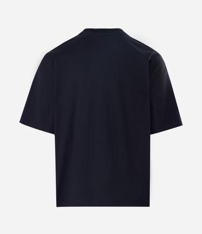 Remera Oversized en Algodón con Estampado Lettering Peace 5