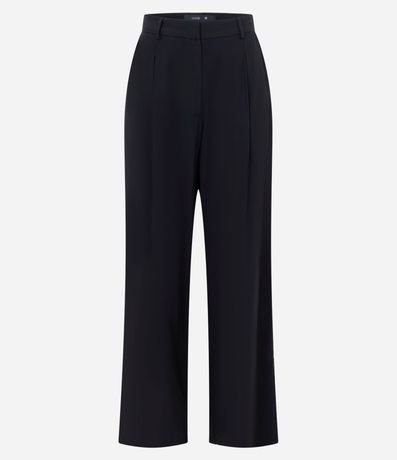 Pantalón Recto Satinado con Cintura Estructurada y Pliegues Delanteros 6