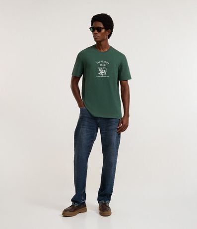 Remera en Algodón con Estampa Resort Club 2