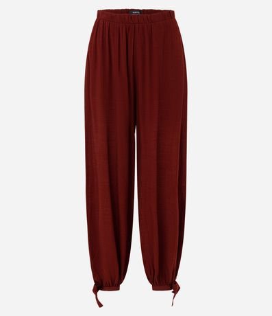 Pantalón Aladim en Crepé con Lazo en el Ruedo 6