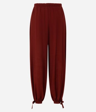 Pantalón Aladim en Crepé con Lazo en el Ruedo 8