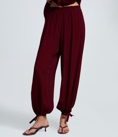 Pantalón Aladim en Crepé con Lazo en el Ruedo 3