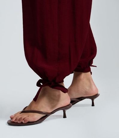 Pantalón Aladim en Crepé con Lazo en el Ruedo 5
