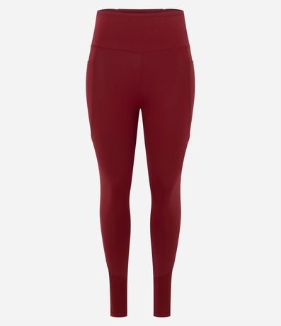 Pantalón Legging Deportiva con Recorte Canelado y Bolsillo Lateral 5