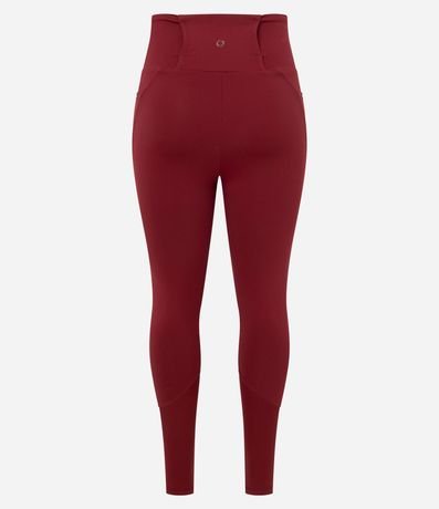 Pantalón Legging Deportiva con Recorte Canelado y Bolsillo Lateral 6