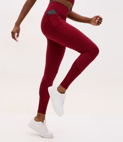 Pantalón Legging Deportiva con Recorte Canelado y Bolsillo Lateral 3