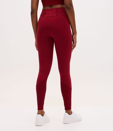 Pantalón Legging Deportiva con Recorte Canelado y Bolsillo Lateral 4