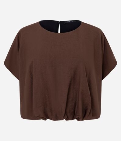 Blusa Balonê Corta en Viscosa 5