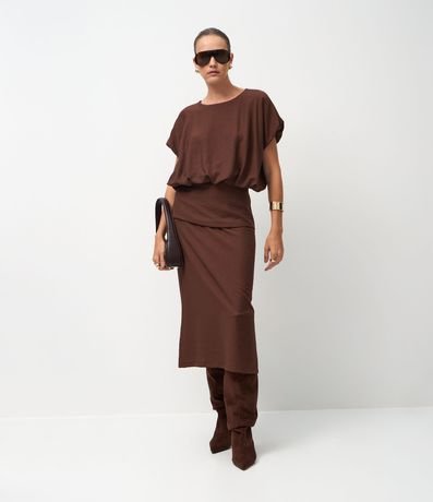 Blusa Balonê Corta en Viscosa 2