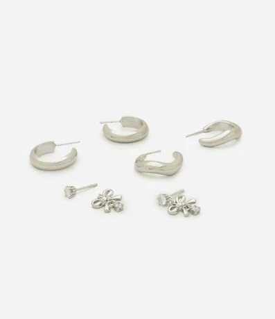 Kit 03 Caravanas de Aro y Formato de Lazo 2