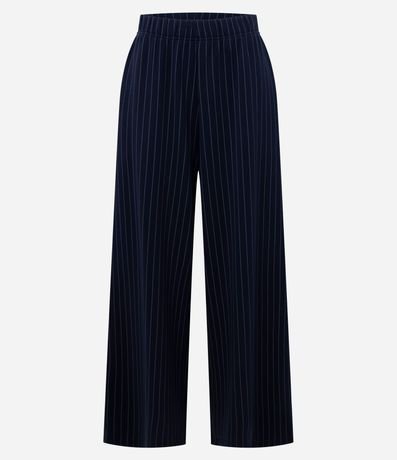 Pantalón Raya de Tiza en Microfibra