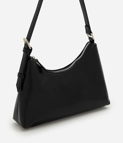 Cartera Baguette Pequeña en PU con Asa Ajustable 1