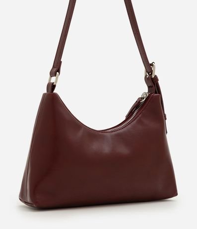 Cartera Baguette Pequeña en PU con Asa Ajustable 3