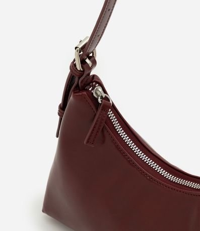 Cartera Baguette Pequeña en PU con Asa Ajustable 6