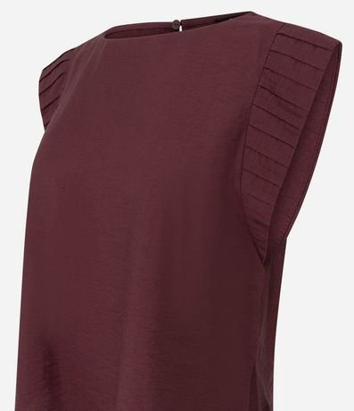 Blusa en Airflow con Recortes en el Hombro 6