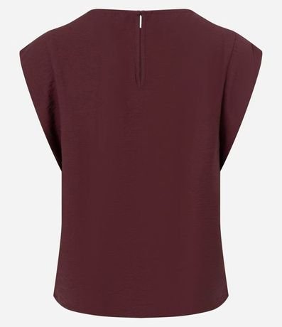 Blusa en Airflow con Recortes en el Hombro 7