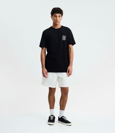 Remera Comfort en Algodón con Estampado Psicodélico The Wild Doesn’t Wait 2