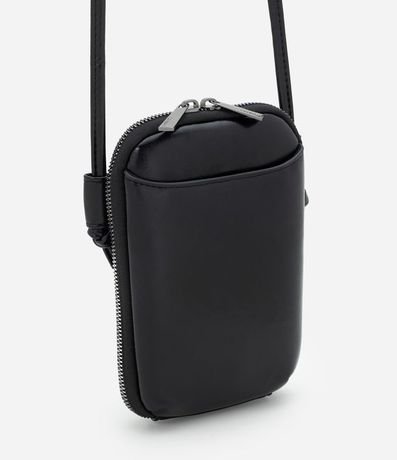 Cartera Porta Celular Pequeña con Asa y Bolsillo Delantero