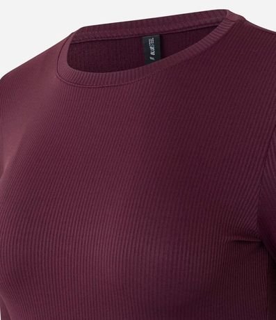 Blusa en Rib con Manga Sino 2
