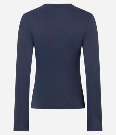 Blusa en Rib con Manga Sino 3