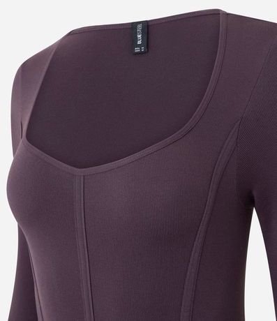 Body en Poliamida Seamless y Escote Cuadrado 2
