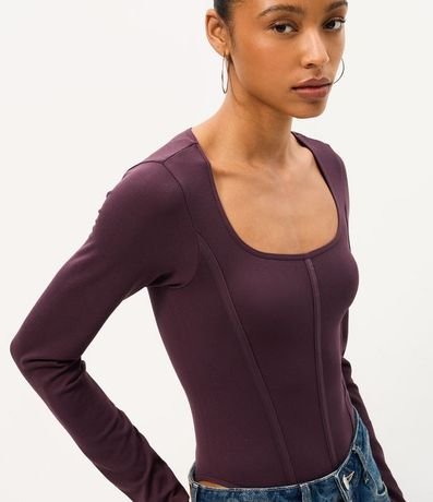Body en Poliamida Seamless y Escote Cuadrado 7