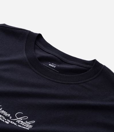 Remera Boxy en Algodón con Lettering Bordado 7