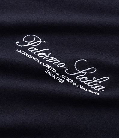 Remera Boxy en Algodón con Lettering Bordado 8