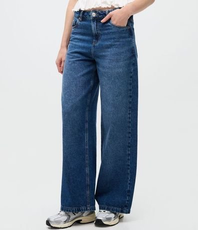 Pantalón Wide Leg en Jeans con Cintura Baja 2