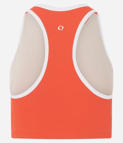Top Deportivo en Microfibra Cuello Halter con Cremallera 6