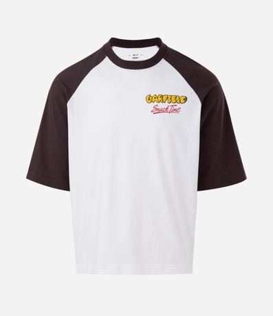 Remera Manga Corta en Algodón Garfield