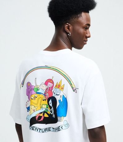 Remera Manga Corta en Algodón con Estampa Hora de Aventura 1