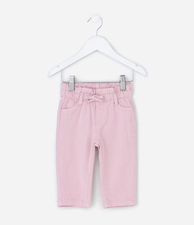 Pantalón Infantil en Sarga con Lavado Desteñido – Talle 3 a 18 Meses