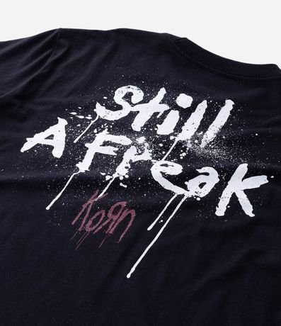 Remera Manga Corta en Algodón con Estampa Frontal de Korn 9