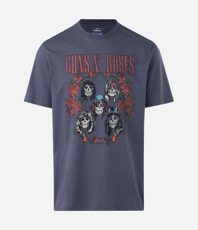 Remera Manga Corta en Algodón con Estampado Guns and Roses 5