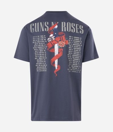 Remera Manga Corta en Algodón con Estampado Guns and Roses 6