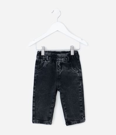 Pantalón Infantil en Jeans con Cintura Elástica – Talle 3 a 18 Meses 1