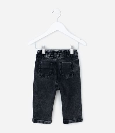 Pantalón Infantil en Jeans con Cintura Elástica – Talle 3 a 18 Meses 2