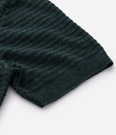 Remera Manga Corta en Tricolina Texturizada 9