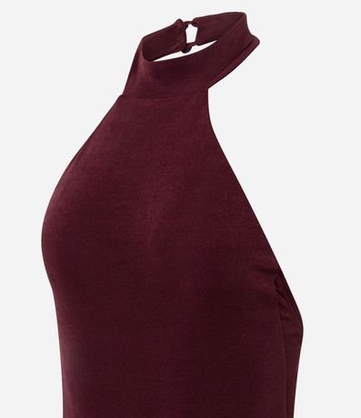 Body Halter en Rib con Cierre en el Cuello 2