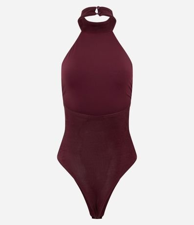 Body Halter en Rib con Cierre en el Cuello 3