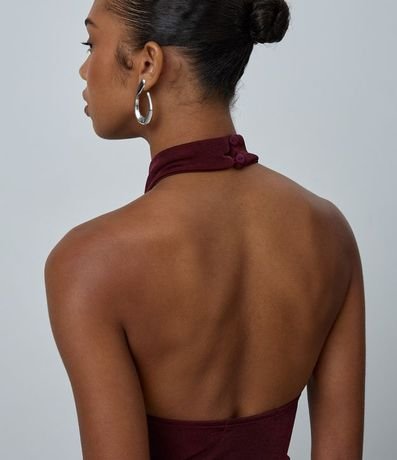 Body Halter en Rib con Cierre en el Cuello 4