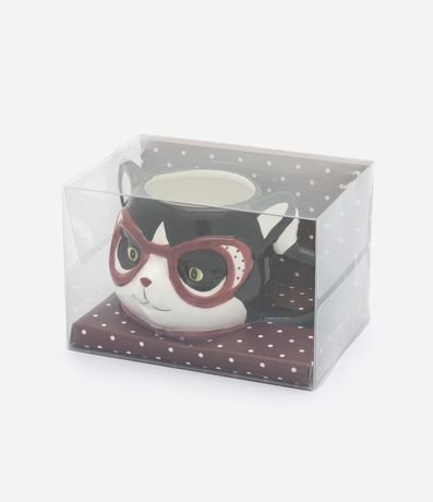 Taza en Ceramica con Formato de Gato 350ml 3