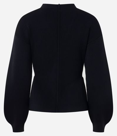 Cardigan Regular en Punto con Abotonado por Ganchos 7