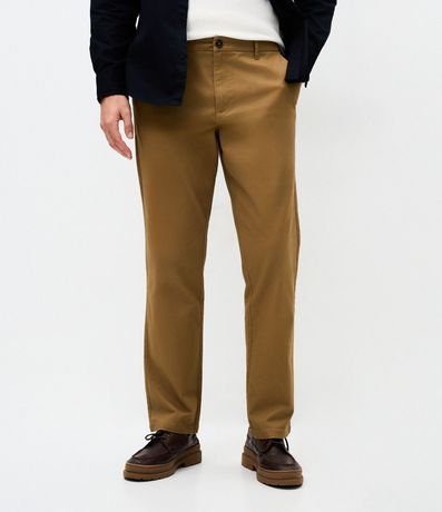 Pantalón Recto en Sarga Peletizada 2