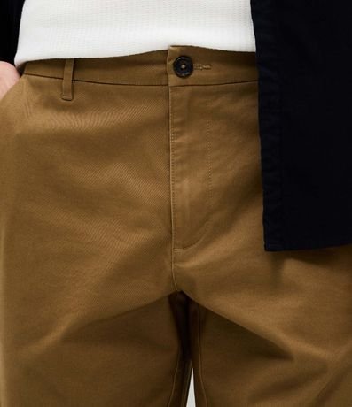 Pantalón Recto en Sarga Peletizada 3