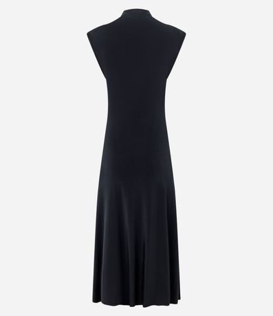 Vestido Midi con Detalle Fruncido Delantero 6