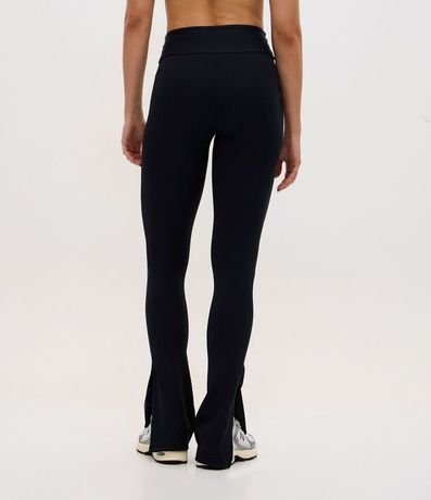 Pantalón Legging Flare Deportiva en Microfibra con Fenda 5